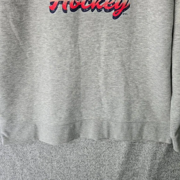Fanatics Colorado Hockey Sweatshirt Mens XL Heather Grey Pullover - Picture 5 of 8